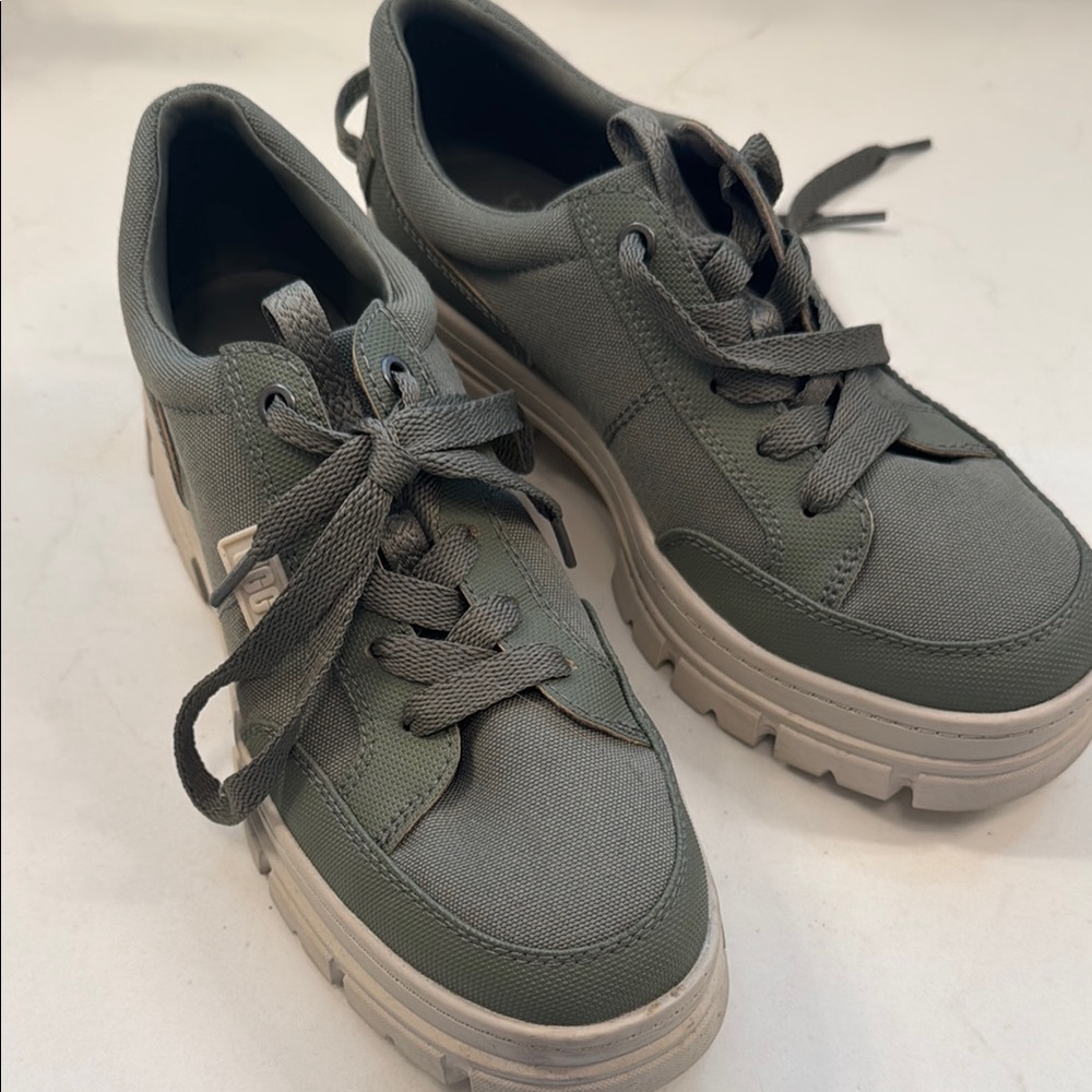 Stylish Green Sneakers